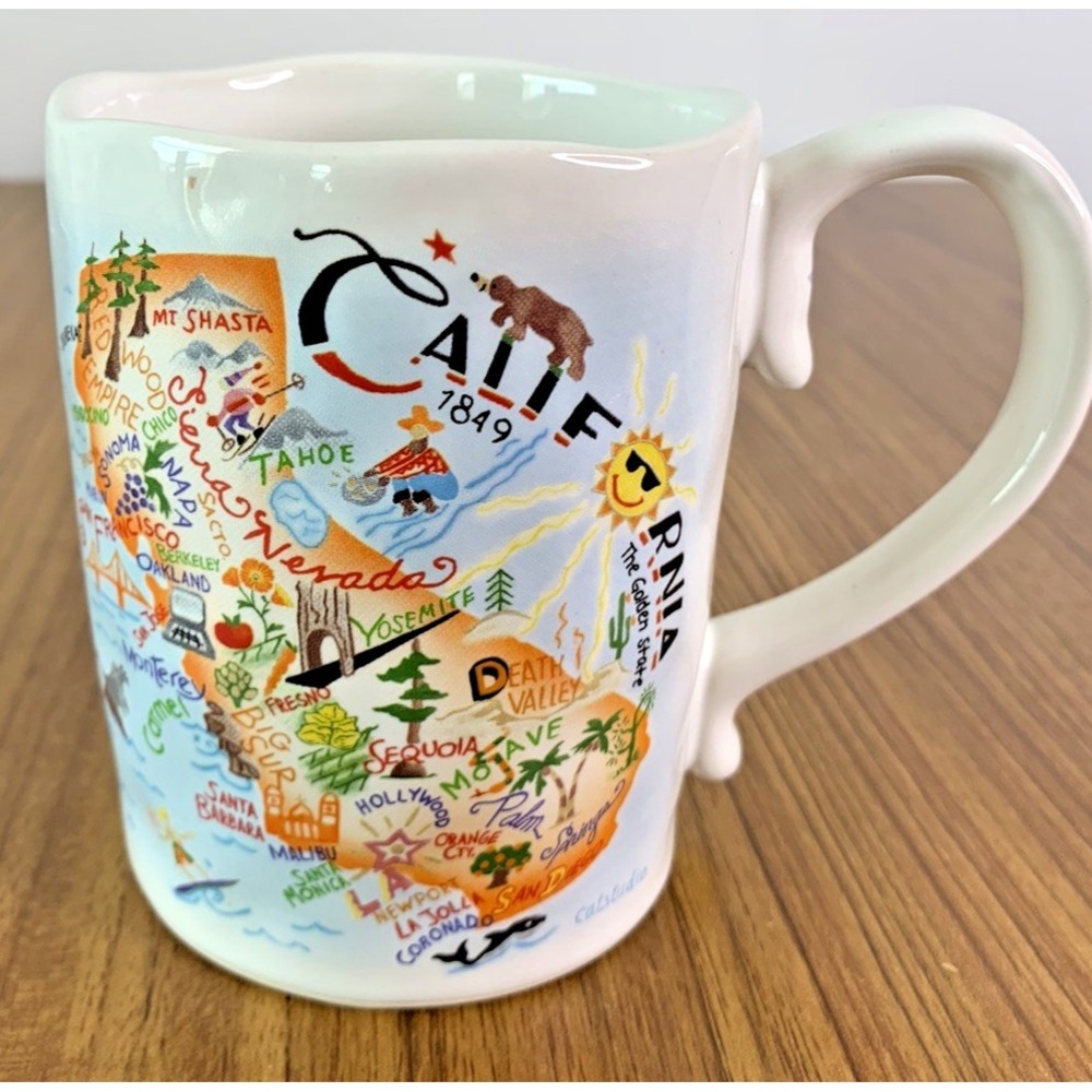 catstudio geography mug california 2012